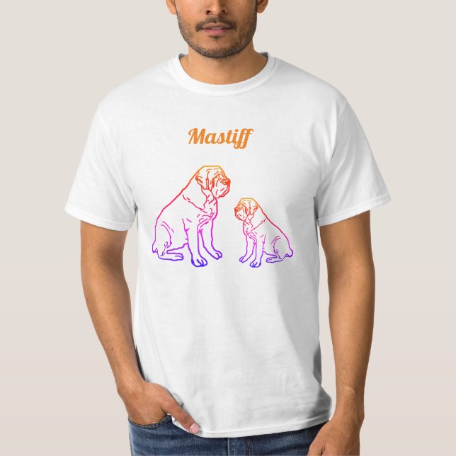 T-Shirt Mastiff Urlaub (Frente)