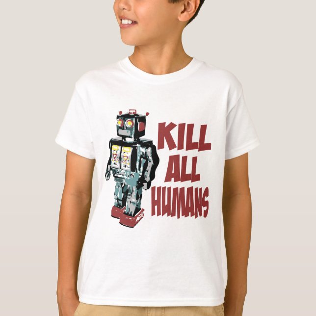 T-shirt Matar de todos os humanos (Frente)