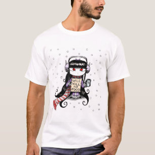 T-shirt Matará para a comida