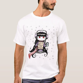 T-shirt Matará para a comida