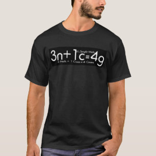 T-shirt Matemática simples