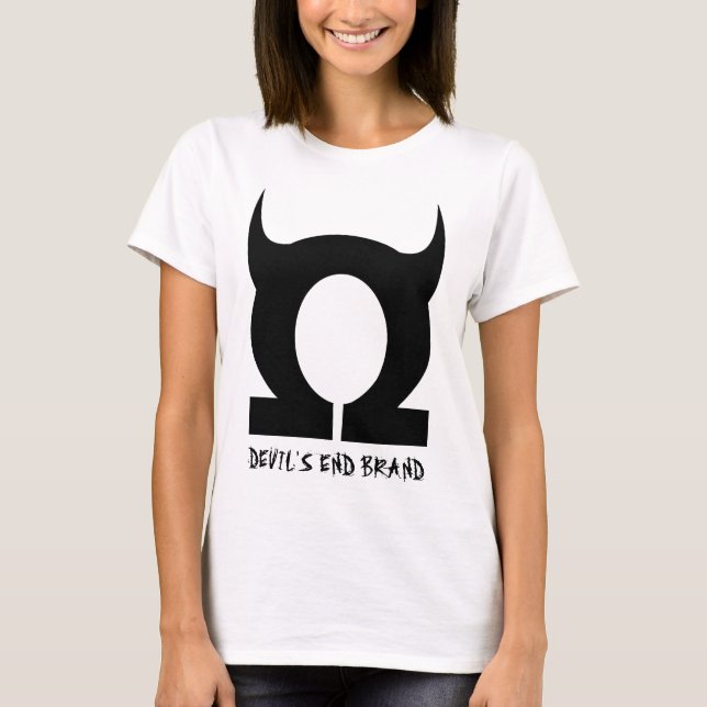 T-shirt Material da extremidade do diabo (Frente)