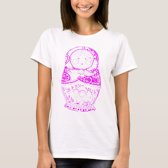 T-shirt Matryoshka Babushka (Frente)