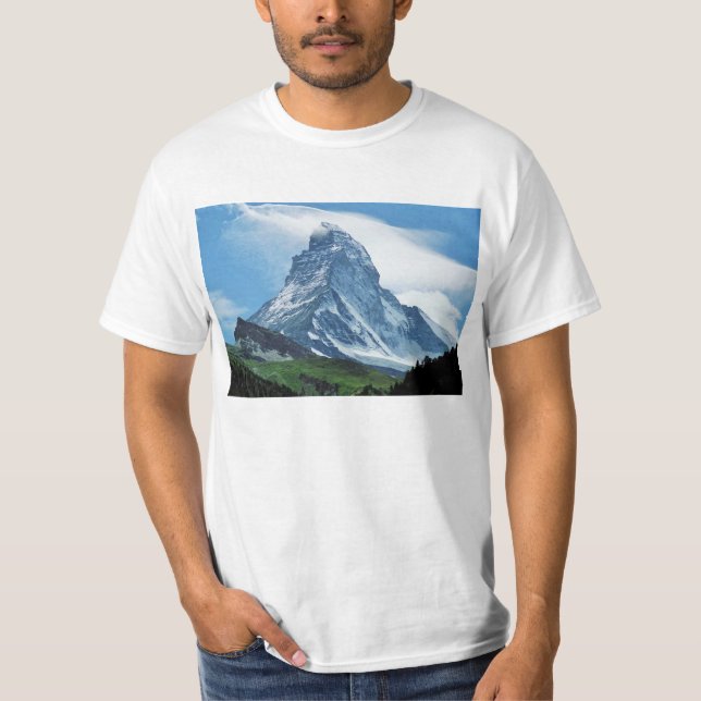 T-shirt Matterhorn, cumes (Frente)