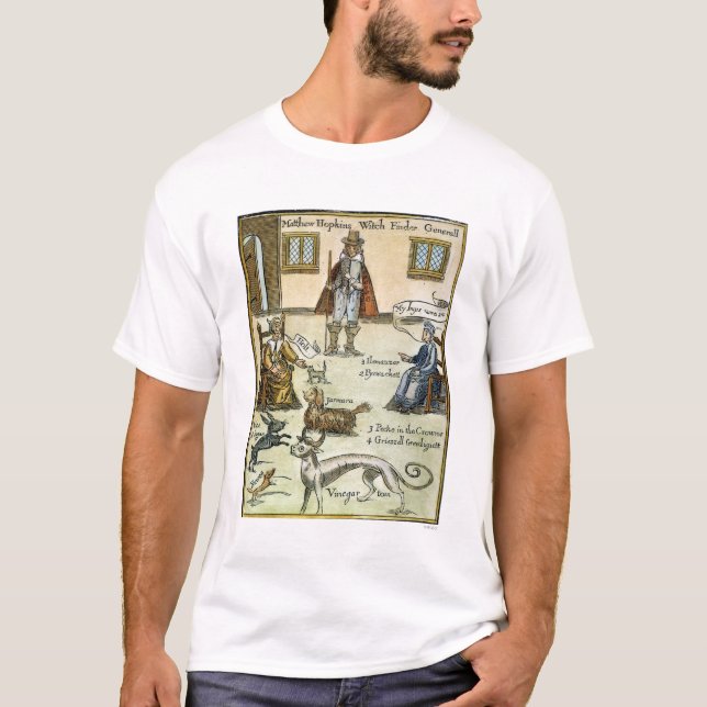 T-shirt Matthew Hopkins (D 1647) (Frente)