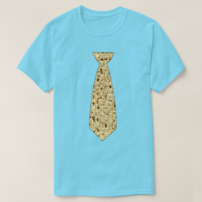 T-shirt Matzo Passover Tie (Frente do Design)
