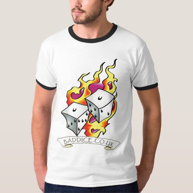 T-shirt mau da campainha dos dados (Frente)