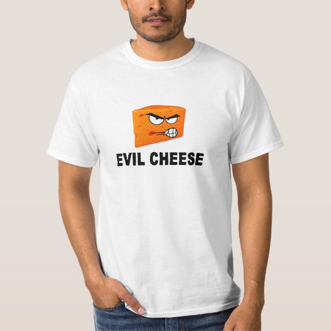 T-shirt mau da luz do queijo (Frente)