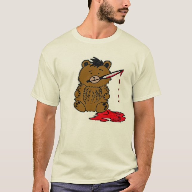 T-shirt mau da luz do urso (Frente)