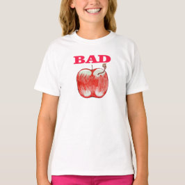 T-shirt mau das meninas de Apple