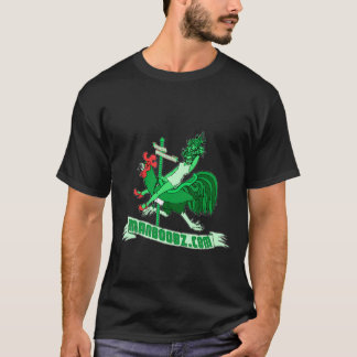 T-shirt mau do carrossel do menino (verde e