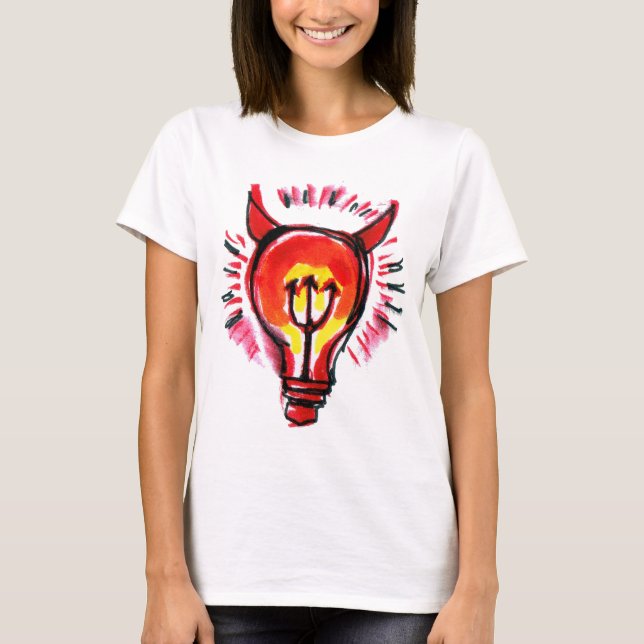 T-shirt mau do gênio (Frente)