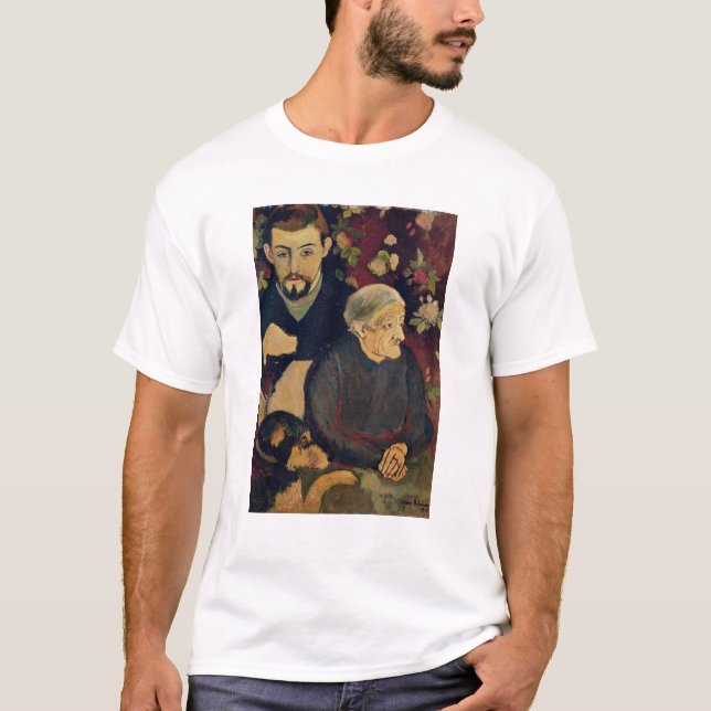T-shirt Maurice Utrillo, sua avó e seu cão (Frente)