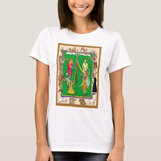 T-shirt Maypole, Fayre Medieval (Frente)