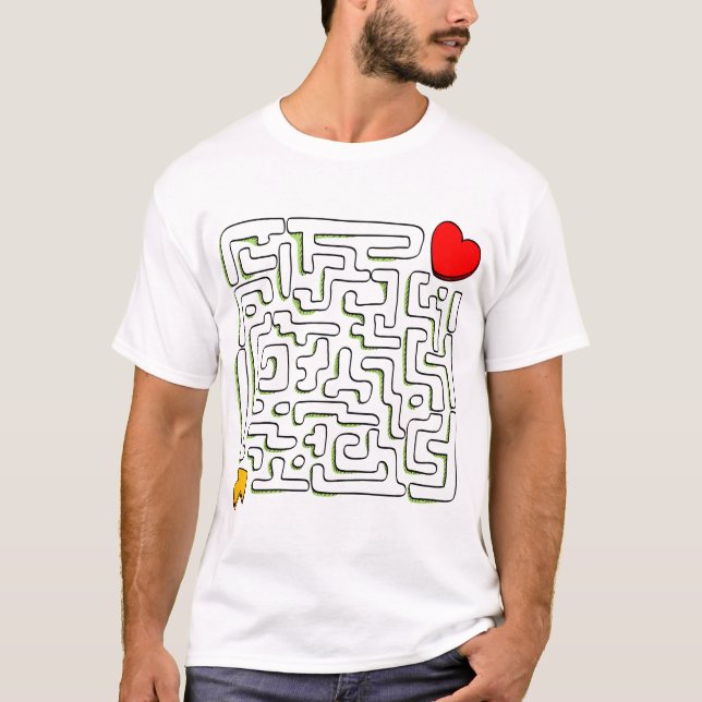 T-shirt Maze do amor (Frente)