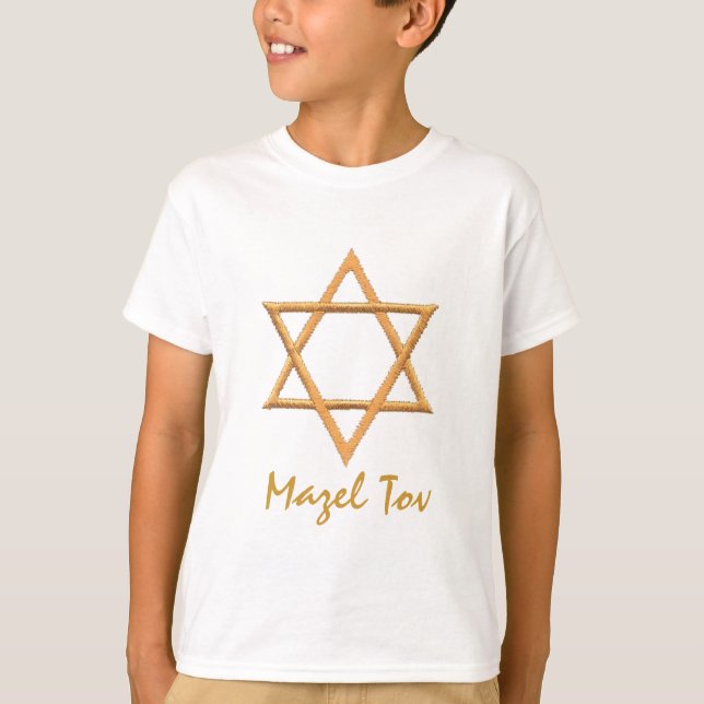 T-shirt Mazel Tov/Star de David (Frente)