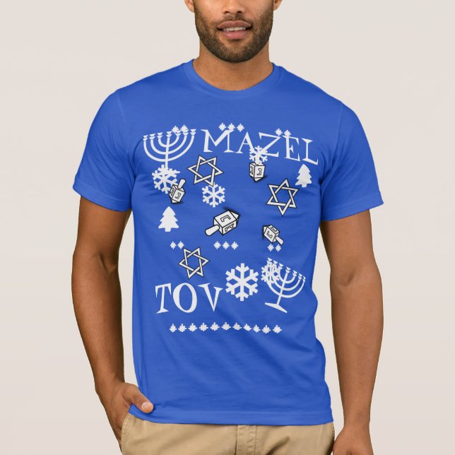 T-shirt Mazel Tov Ugly Haunakka (Frente)