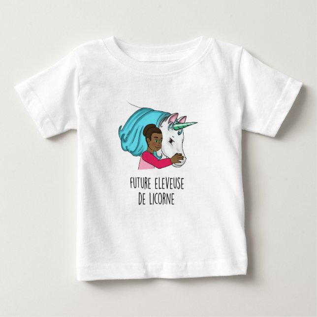 T-shirt MC “Futuro éleveuse de Licorne " (Frente)