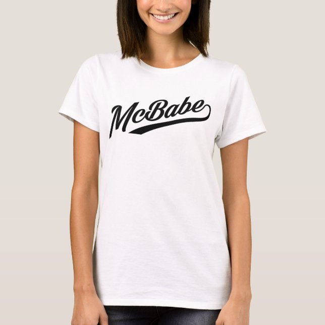 T-shirt McBabe - TINTA PRETA (Frente)