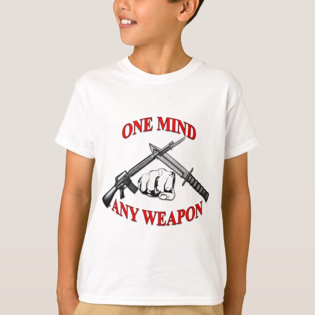 T-shirt MCMAP de qualquer arma (Frente)