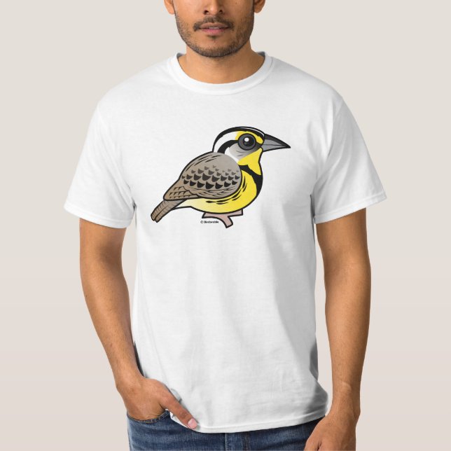 T-shirt Meadowlark ocidental (Frente)