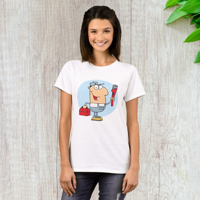 T-Shirt Mecânico de Cartoon (Criador carregado)