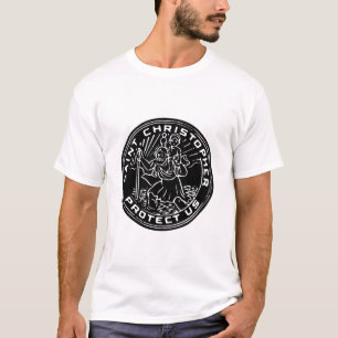 T-shirt Medalha de Christopher de santo