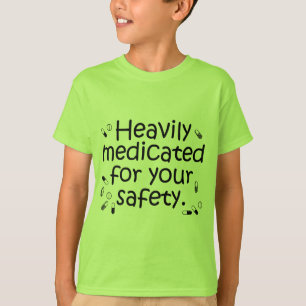 T-shirt Medicado pesadamente para sua proteção