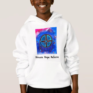 T-shirt MedicineWheel2, esperança ideal acreditam