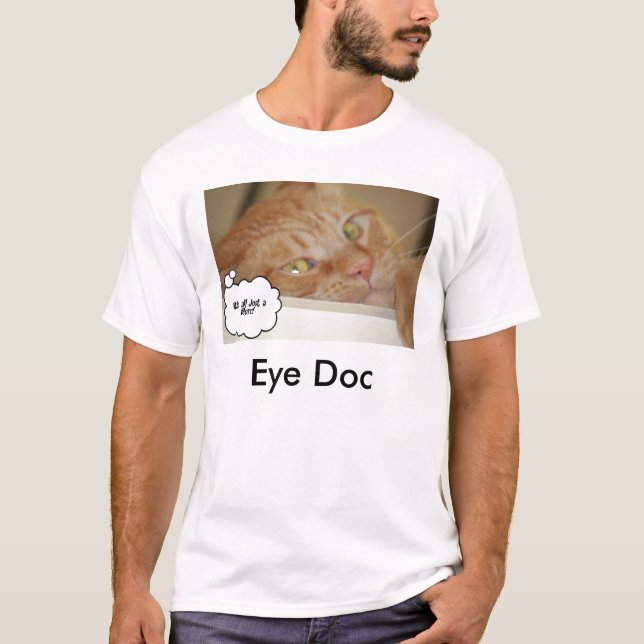 T-shirt Médico Ocular Optometrista Humor (Frente)