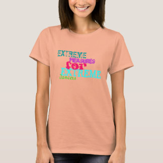 T-shirt medidas extremas para os dançarinos extremos que q