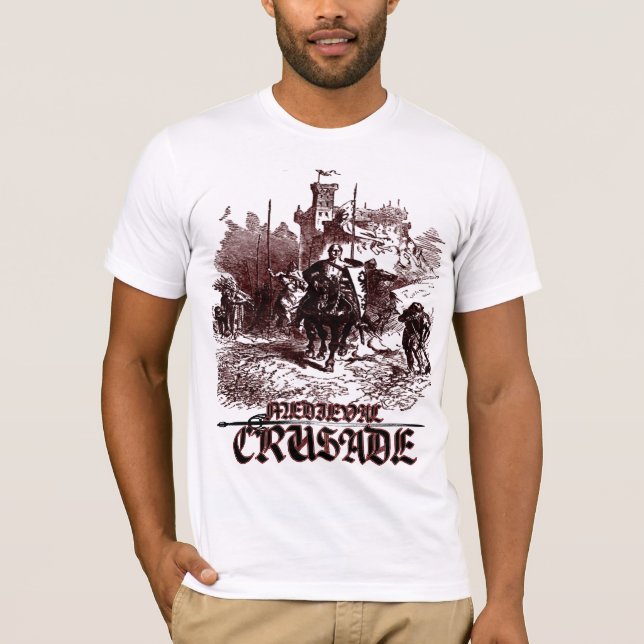 T-SHIRT MEDIEVAL DA CRUZADA (Frente)