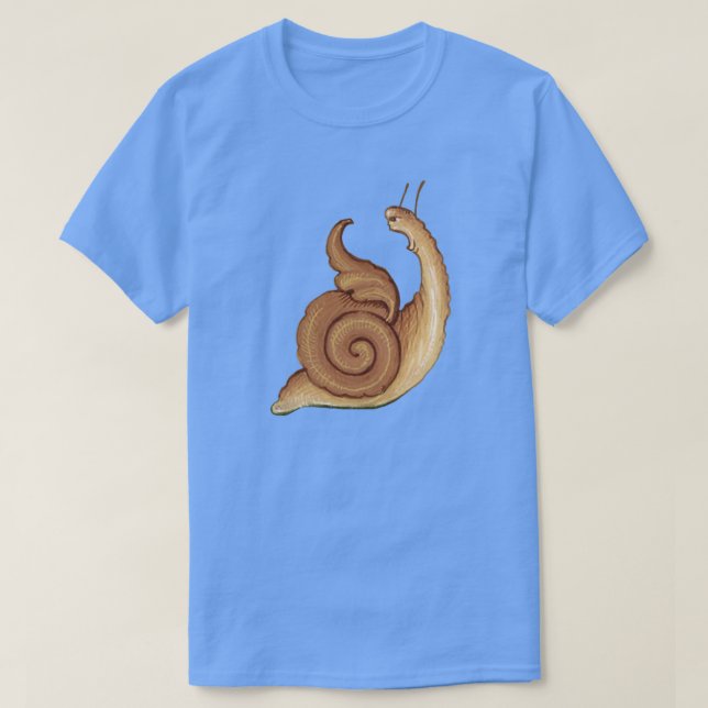 T-Shirt Medieval "Screaming Snail" (Frente do Design)