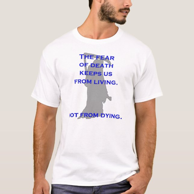 T-shirt Medo da morte (Frente)