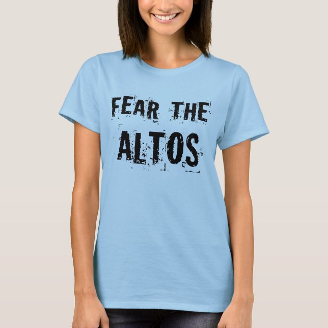 T-shirt Medo dos altos (Frente)