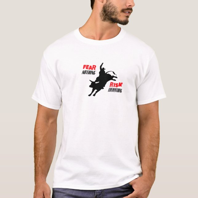 T-shirt Medo nada risco tudo (Frente)