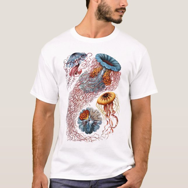 T-shirt Medusa de Haeckel (Frente)