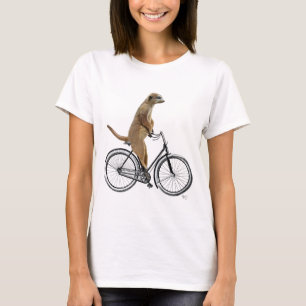 T-shirt Meerkat na Bicicleta 2