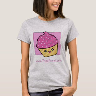T-shirt mega do cupcake de Kawaii