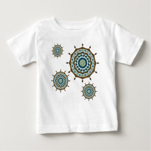 T-shirt Mehndi Fantasy Copper Kid e Baby Light Shirt