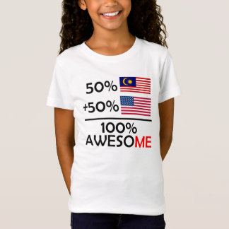 T-shirt Meio meio americano malaio