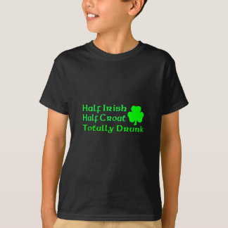 T-shirt Meio meio croata irlandês totalmente