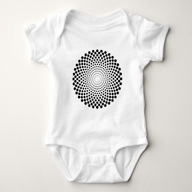 T-shirt Meio Tom Círculo 02 - Preto (Frente)