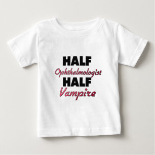 T-shirt Meio vampiro do meio oftalmologista