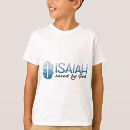 T-shirt Meios do nome de Isaiah: Salvar pelo deus