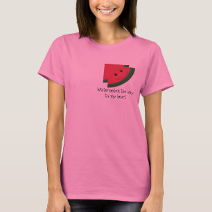 T-shirt Melancia a caminho do meu coração