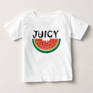 T-shirt Melancia Suculenta - Bebê Vestido Sem Sono
