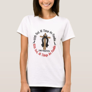 T-shirt Melanoma COM CRUZ do DEUS