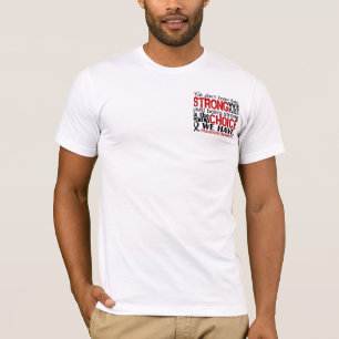 T-shirt Melanoma como forte nós somos