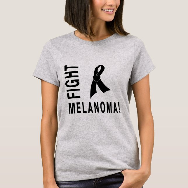 T-shirt Melanoma da luta (Frente)